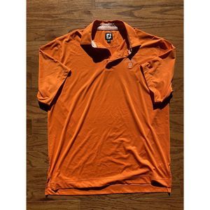 Foot Joy Orange Polo “The Country‎ Club of Asheville 1894” Size Large